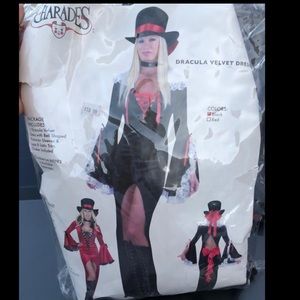 Sexy Dracula Costume , size adult medium